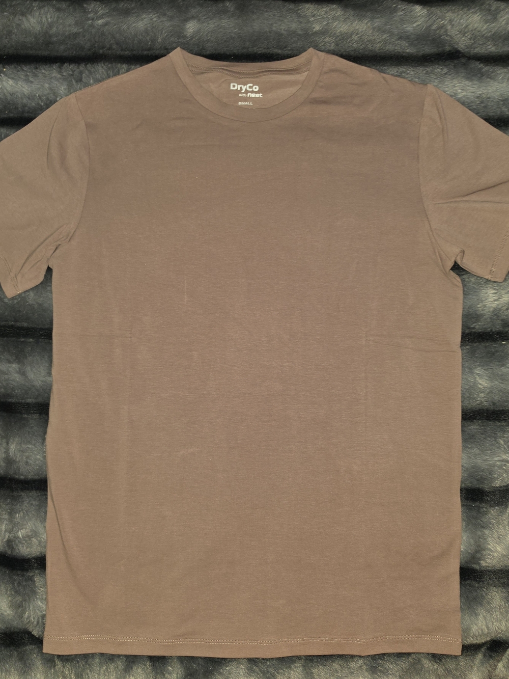 Men's Short Sleeve Dryco With NEAT Crewneck Tee in Brown